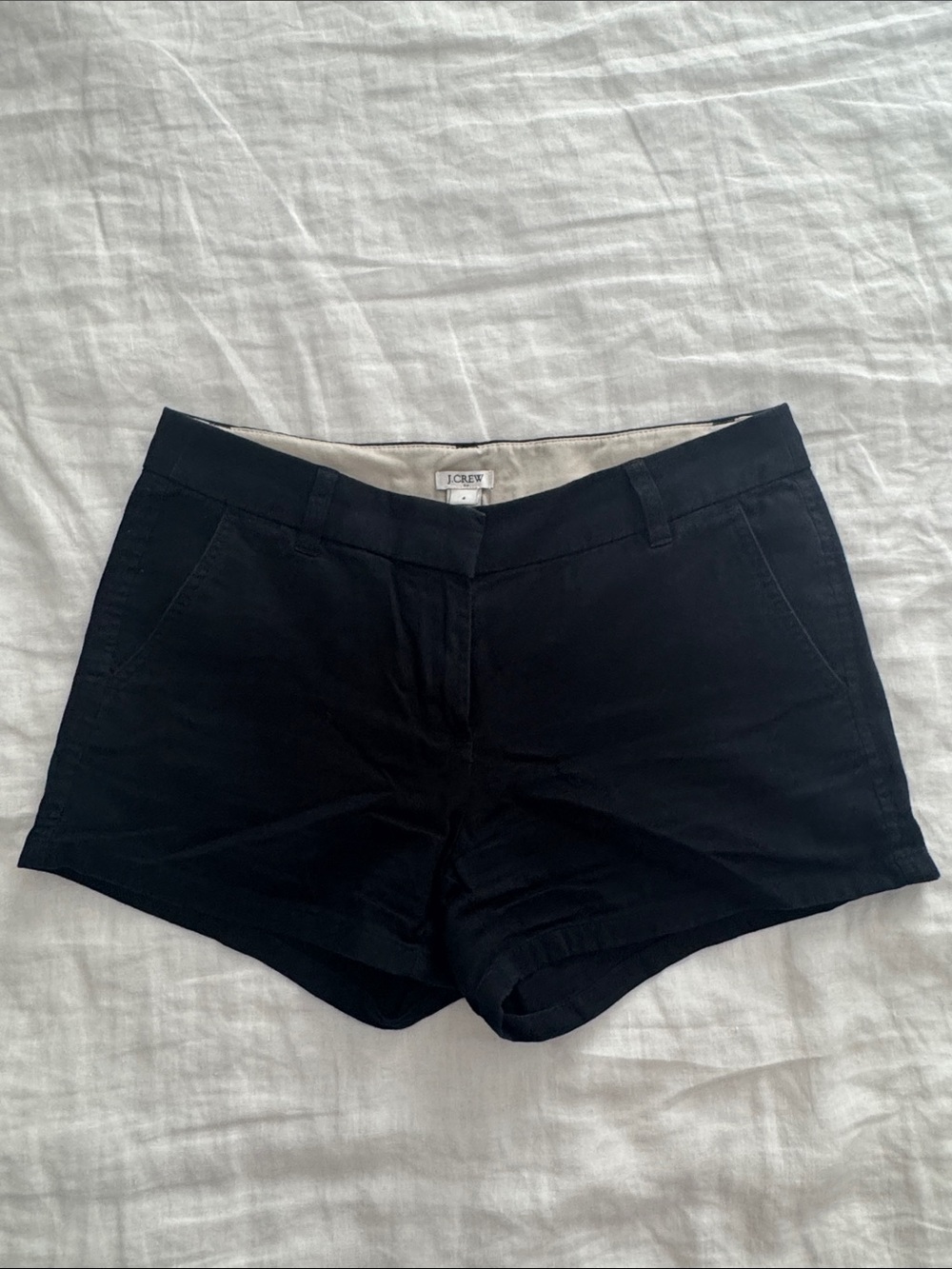 J. Crew Black Women's Chino Bermuda Shorts